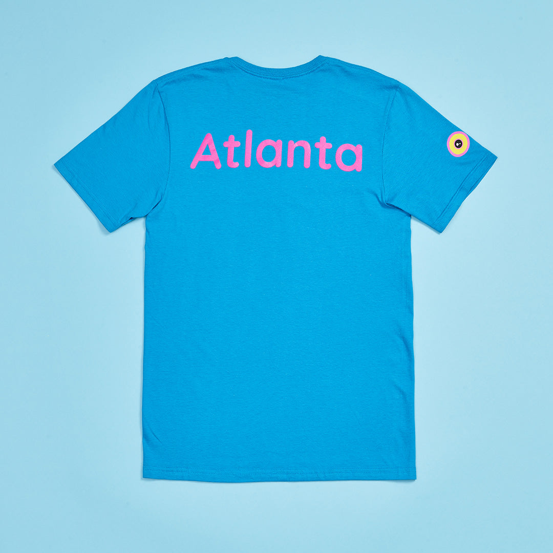 Blue Sloomoo Atlanta Adult T-Shirt