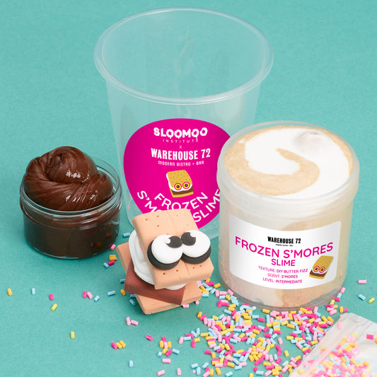 W72 x Sloomoo Frozen S'mores Slime - Sloomoo Institute Ecommerce 